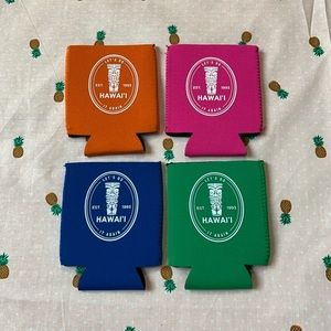 nwot TOMMY BAHAMA Hawaii Tiki Koozie Set